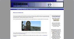 Desktop Screenshot of kleinbrookcai.org